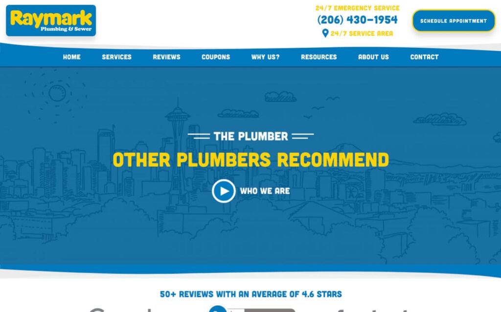 best plumber website designs