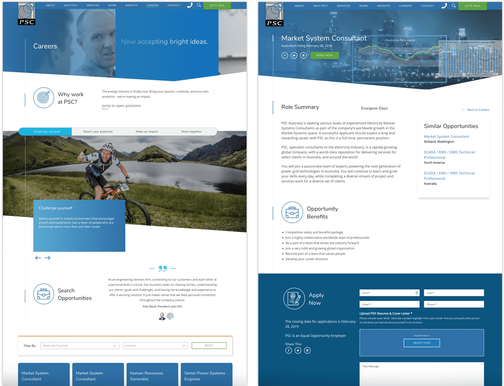 B2B consulting Enterprise Website Design