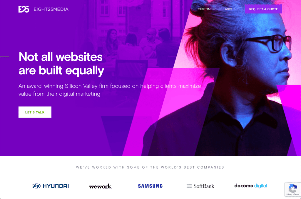 Eight25Media web design company