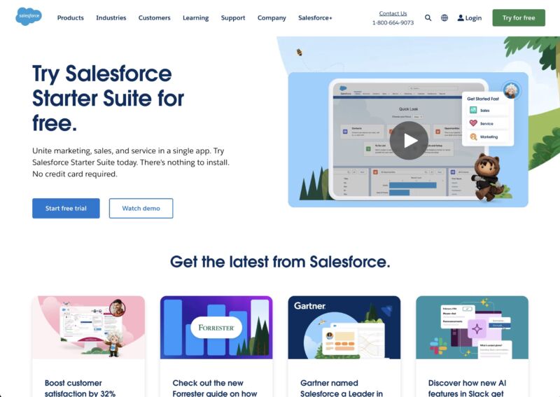 salesforce startup web design