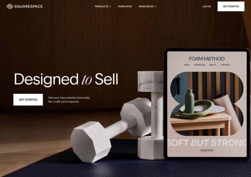 squarespace startup web design